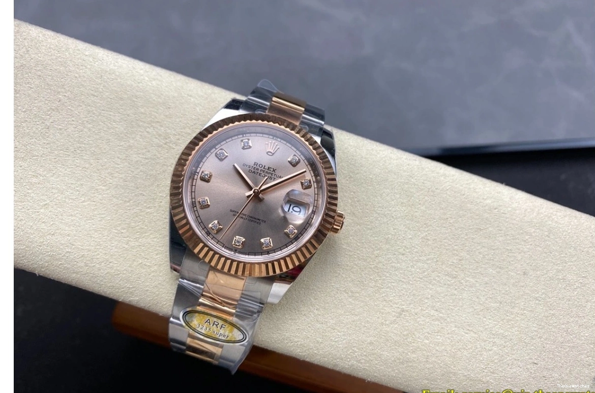 Oys Datejust 41mm ARF Version) SS Heavy Dia Champagne SH3235(Tungsten 126331 RG 1217